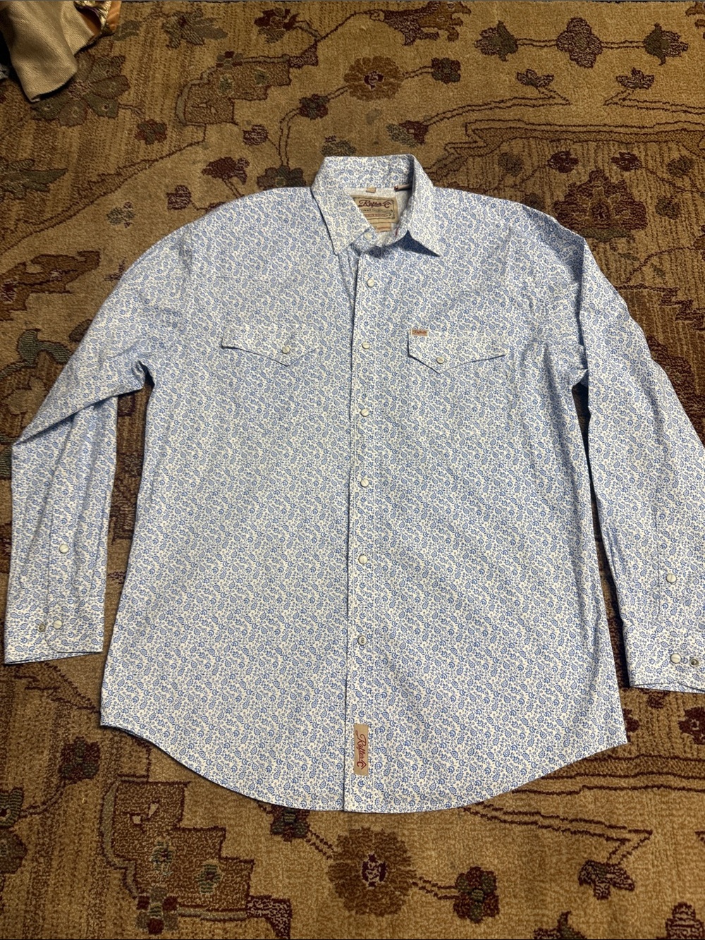 Rafter c pro flex 45 performance button down shirt large